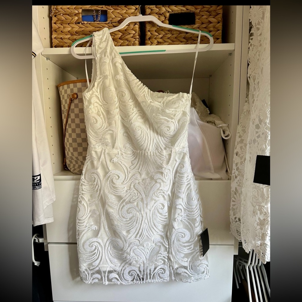 Lulus One Shoulder Mini Dress